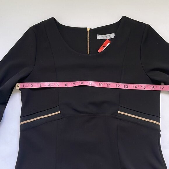 Jaime de Vie Long Sleeve Black Dress - Picture 10 of 12
